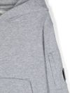 c.p. company - Grey cotton sweatshirt with a kangaroo pocket - 1