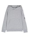 c.p. company - Grey cotton sweatshirt with a kangaroo pocket