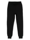 moschino - Pantaloni tuta in cotone nero con logo - 2