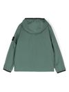 stone island - Giacca corta verde con logo - 2