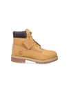 timberland - Anfibi Premium 6 Inch in pelle scamosciata beige con etichetta