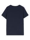 polo ralph lauren - T-shirt in cotone blu con stampa orso - 2