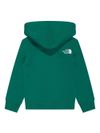 the north face - Felpa in cotone verde con cappuccio e logo bianco - 3