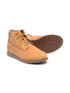 timberland - Anfibi in pelle scamosciata beige con lacci - 2