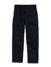 tommy hilfiger - Pantaloni in cotone blu con tasche e elastico - 1