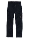 tommy hilfiger - Pantaloni in cotone blu con tasche e elastico