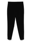 blugirl - Pantaloni neri dritti con placca logo - 1