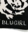 blugirl - Sciarpa Roses nera e bianca - 1