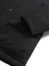 woolrich - Parka nero con logo bianco e tasche applicate - 6