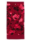 blugirl - Gonna midi rossa aderente con stampa fiori - 1