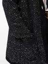 elisabetta franchi - Cardigan lurex argento e nero con tasche - 1