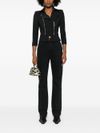 elisabetta franchi - Blazer nero aderente con zip - 2