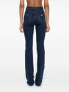 elisabetta franchi - Jeans in cotone a zampa con tasche - 1