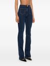 elisabetta franchi - Jeans in cotone a zampa con tasche - 2