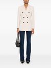 elisabetta franchi - Jeans in cotone a zampa con tasche - 3