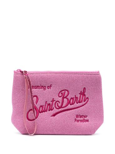 MC2 SAINT BARTH - Pochette Aline rosa effetto lurex