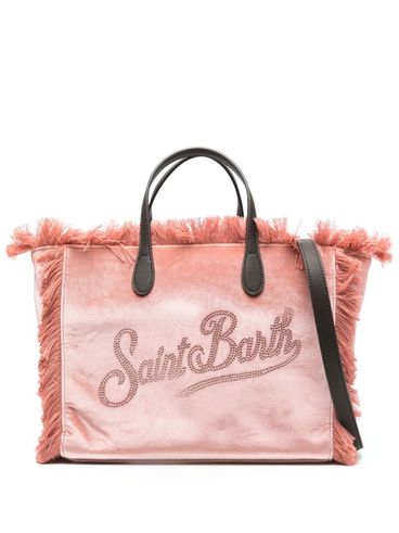 MC2 SAINT BARTH - Borsa a mano Colette rosa con frange