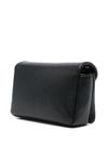 love moschino - Pochette in ecopelle nera con tracolla a catena - 3