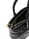 love moschino - Borsa a mano in rifinitura lucida con catena e logo - 3