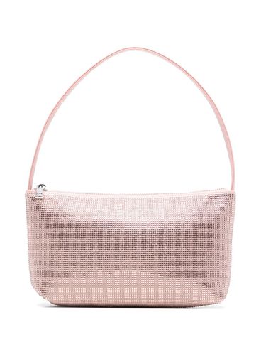 MC2 SAINT BARTH - Borsa a mano Strassy rosa con strass