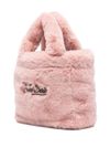 mc2 saint barth - Borsa shopping Venity Mini Classic in pelliccia rosa - 3