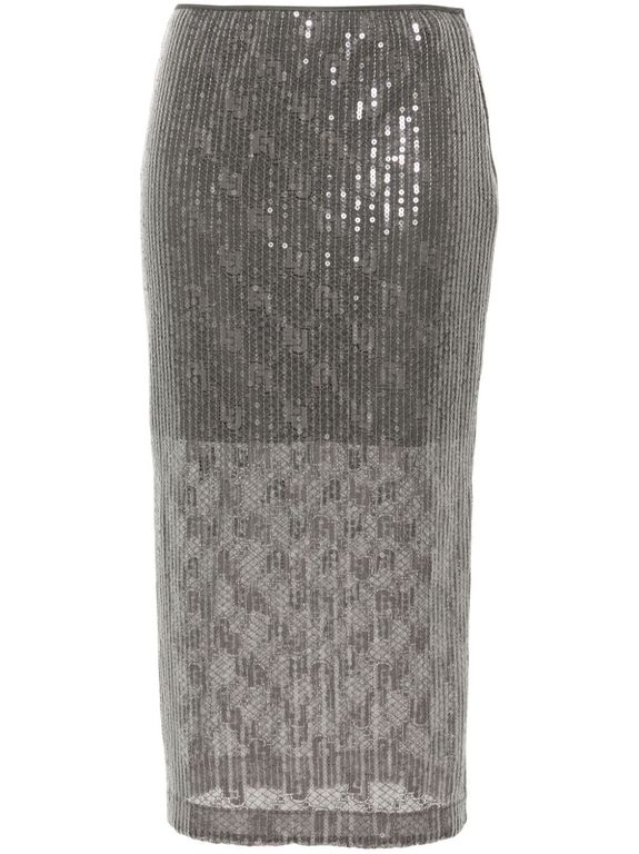 Sequin Midi Skirt Silver Skirt River Island Silver Midi Bodycon
