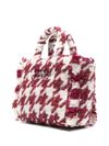 mc2 saint barth - Borsa shopping Venity Mini Classic bianca e rossa - 3