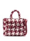 mc2 saint barth - Borsa shopping Venity Mini Classic bianca e rossa