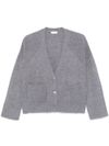 liu jo - Cardigan in lana grigia con tasche