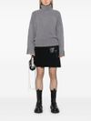 liu jo - Gray wool turtleneck sweater - 3