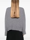 liu jo - Gray wool turtleneck sweater - 4