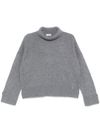 liu jo - Gray wool turtleneck sweater