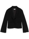 liu jo - Blazer nero monopetto a maniche svasate