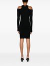 liu jo - Short black cut-out dress with studs - 4