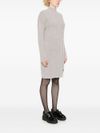 liu jo - Short gray knitted dress - 4