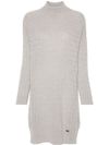 liu jo - Short gray knitted dress