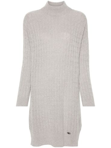 LIU JO - Short gray knitted dress