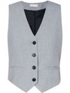 liu jo - Gray vest with V-neck