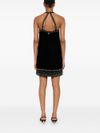 twinset - Abito corto nero con strass - 4