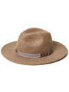 twinset - Cappello in lana beige con fibbia