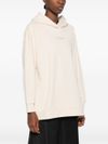 twinset - White cotton sweatshirt with side zippers - 4