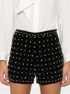 twinset - Shorts neri con strass - 1