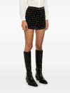 twinset - Shorts neri con strass - 4