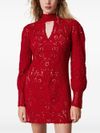 twinset - Short red lace dress - 4