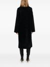 pinko - Uvaggio black fur with a belt - 2