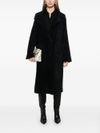 pinko - Uvaggio black fur with a belt - 4