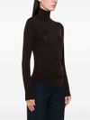 pinko - Buccia brown wool sweater with buttons - 1