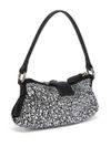 pinko - Jolene Baby bag in black leather with rhinestones - 1