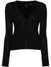 pinko - Gradazione black wool cardigan