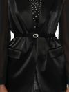 pinko - Gagny black blazer with a belt - 4